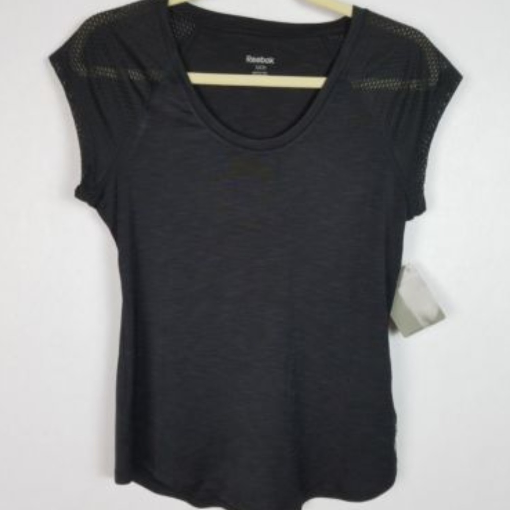 Reebok Sport Mesh Sleeve Athletic Top